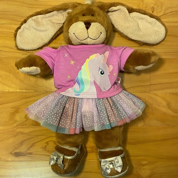 Build A Bear Rabbit With Complete BAB Outfit - Picture 3 of 12